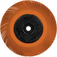 Scotch-Brite Type C Precision Radial Bristle Brush PN-RB with Adapter, Ceramic, 80+ Grit, 6" Dia. Ottawa Fastener Supply