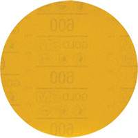 Hookit Gold Abrasive Disc 09260, 6" Dia., 600 Grit, Aluminum Oxide, C-Weight Ottawa Fastener Supply
