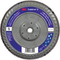 Cubitron 3 Conical  Flap Disc with Quick Change 1169F, 7" x 5/8"-11, Type T29, 40+ Grit, Ceramic Ottawa Fastener Supply
