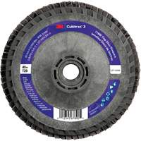 Cubitron 3 Conical  Flap Disc with Quick Change 1169F, 5" x 5/8"-11, Type T29, 40+ Grit, Ceramic Ottawa Fastener Supply
