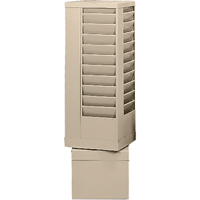 Literature Storage Racks, Rotating, 44 Slots, Steel, 14-1/8" W x 14-1/8" D x 48-1/2" H Ottawa Fastener Supply