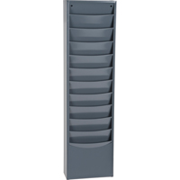Literature Storage Racks, Stationary, 11 Slots, Steel, 9-3/4" W x 4-1/8" D x 36" H OA161 | Ottawa Fastener Supply