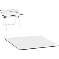 Table Top for Vista Adjustable Drawing Table, 48" W x 3/4" H, White OA910 | Ottawa Fastener Supply
