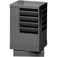 Literature Storage Racks, Rotating, 20 Slots, Steel, 14-1/8" W x 14-1/8" D x 21-1/4" H Ottawa Fastener Supply
