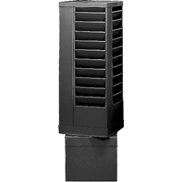 Literature Storage Racks, Rotating, 44 Slots, Steel, 14-1/8" W x 14-1/8" D x 48-1/2" H Ottawa Fastener Supply