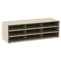 Data Organizers, Stationary, 15 Slots, Steel, 33-3/4" W x 11 5/8" D x 17 3/4" H Ottawa Fastener Supply