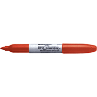 Permanent Markers - Super, Fine, Red OD377 | Ottawa Fastener Supply