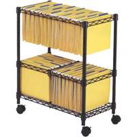 File Carts- 2-tier Rolling File Cart OE806 | Ottawa Fastener Supply