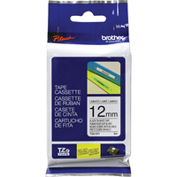 Tze Tape Cartridges, 12 mm x 26-1/4', Black on White ON443 | Ottawa Fastener Supply