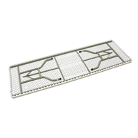 Folding Table, Rectangular, 96" L x 30" W, Polyethylene, White ON600 | Ottawa Fastener Supply