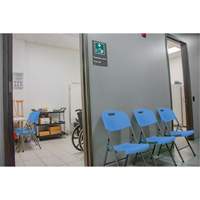 Folding Chair, Polyethylene, Blue, 350 lbs. Weight Capacity OP449 | Ottawa Fastener Supply