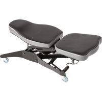 SF 150™ Ergonomic Welding Chair, Mobile, Adjustable, Fabric Seat, Black/Grey OP454 | Ottawa Fastener Supply