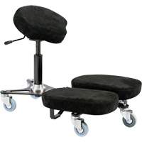 VEGA Welding Grade Ergonomic Chair, Suede, Black, 300 lbs. Capacity OP509 | Ottawa Fastener Supply