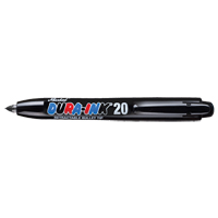 Dura-Ink&reg; #20 Permanent Marker, Fine, Black Ottawa Fastener Supply
