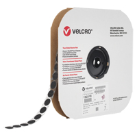 Velcoin<sup>®</sup> Fastener, Loop, 3/4" Dia., Adhesive, Black OP621 | Ottawa Fastener Supply
