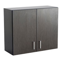 Armoire modulaire murale, 30" h x 36" la x 15" p, 1 tablettes, M&eacute;lamine, Nuit d'Asie/noir Ottawa Fastener Supply