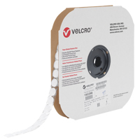 Velcoin<sup>®</sup> Fastener, Loop, 3/4" Dia., Adhesive, White OP767 | Ottawa Fastener Supply