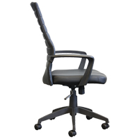 Activ A-128 Office Chair, Polyurethane, Black, 275 lbs. Capacity Ottawa Fastener Supply