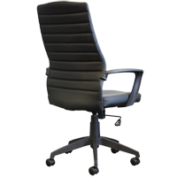 Activ A-128 Office Chair, Polyurethane, Black, 275 lbs. Capacity Ottawa Fastener Supply