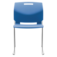 Chair, Plastic, 32-1/2" High, 300 lbs. Capacity, Blue OP934 | Ottawa Fastener Supply