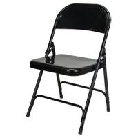 Folding Chair, Steel, Black, 300 lbs. Weight Capacity OP960 | Ottawa Fastener Supply