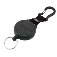 Securit™ Retractable Key Holder, Polycarbonate, 28" Cable, Carabiner Attachment OQ353 | Ottawa Fastener Supply