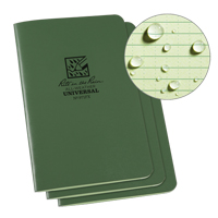 Notebook, Soft Cover, Green, 48 Pages, 4-5/8" W x 7" L Ottawa Fastener Supply