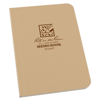 Memo Book, Soft Cover, Tan, 112 Pages, 3-1/2" W x 5" L OQ417 | Ottawa Fastener Supply