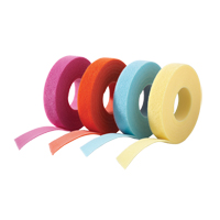One-Wrap<sup>®</sup> Cable Management Tape, Hook & Loop, 25 yds x 3/4", Self-Grip, Aqua OQ537 | Ottawa Fastener Supply