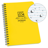 Side-Spiral Notebook, Soft Cover, Yellow, 64 Pages, 4-5/8" W x 7" L Ottawa Fastener Supply