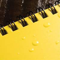 Side-Spiral Notebook, Soft Cover, Yellow, 64 Pages, 4-5/8" W x 7" L Ottawa Fastener Supply