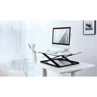 Goya™ Sit-Stand Workstation, Desktop Unit, 20" H x 31" W x 21-1/2" D, White OQ764 | Ottawa Fastener Supply