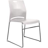 Activ™ Series Stacking Chairs, Plastic, 23" High, 275 lbs. Capacity, White OQ957 | Ottawa Fastener Supply