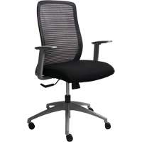 Era™ Series Adjustable Office Chair, Fabric/Mesh, Black, 250 lbs. Capacity OQ965 | Ottawa Fastener Supply