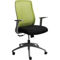 Era™ Series Adjustable Office Chair, Fabric/Mesh, Green, 275 lbs. Capacity OQ966 | Ottawa Fastener Supply