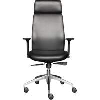 Activ™ Series High Back Executive Chair, Polyurethane/Vinyl, Black, 250 lbs. Capacity OQ971 | Ottawa Fastener Supply