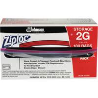 Ziploc<sup>®</sup> Double Zip Food Storage Bags OQ993 | Ottawa Fastener Supply