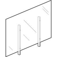 Sneeze Guard, 48" W x 36" H Ottawa Fastener Supply