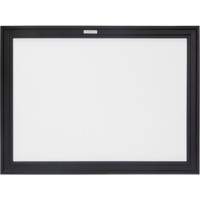 Black MDF Frame Whiteboard, Dry-Erase/Magnetic, 24" W x 18" H OR130 | Ottawa Fastener Supply