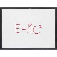 Black MDF Frame Whiteboard, Dry-Erase/Magnetic, 48" W x 36" H OR132 | Ottawa Fastener Supply