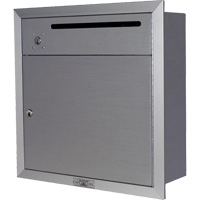 Boîte de collecte en retrait, Fixation Mural, 12-3/4" x 16-3/8", 2 portes, Aluminium OR345 | Ottawa Fastener Supply