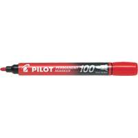 Series 100 Permanent Marker, Bullet, Red OR457 | Ottawa Fastener Supply