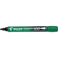 Series 100 Permanent Marker, Bullet, Green Ottawa Fastener Supply