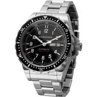 Jumbo Day/Date Automatic Watch with Stainless Steel Bracelet, Digital, Battery Operated, 46 mm, Silver OR477 | Ottawa Fastener Supply