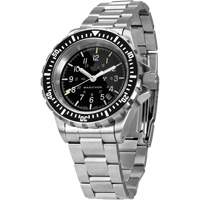 Grey Maple Large Diver's Automatic Watch with Stainless Steel Bracelet, Digital, Battery Operated, 41 mm, Silver OR479 | Ottawa Fastener Supply