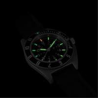 Montre Steel Navigator sur ensemble bracelet en caoutchouc noir de trois morceaux, Num&eacute;rique, &agrave; piles, 41 mm, Noir Ottawa Fastener Supply