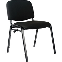 Chaises empilables, Tissu, Hauteur 32", Capacit&eacute; 250 lb, Noir Ottawa Fastener Supply