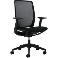 Kody High-Back Synchro-Tilter Chair, Mesh, Black, 300 lbs. Capacity Ottawa Fastener Supply