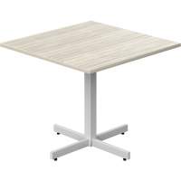 Newland Height-Adjustable Square Table, 36" L x 36" W x 29" H, 1" Top, Laminate, Tan Ottawa Fastener Supply