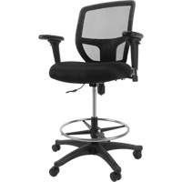 Mesh Work Stool, Mobile, Adjustable Height, 450 lbs. Capacity Ottawa Fastener Supply